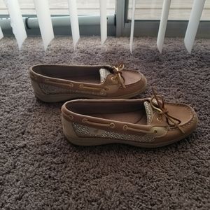 Sperry Womens Angelfish Gold Size 8.5